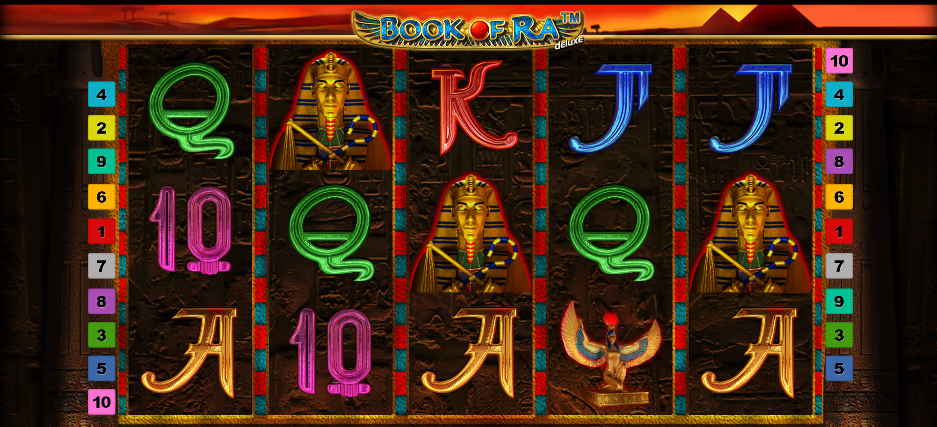 Book of Ra online slot game, one of the most popular 'Book Of' slots.